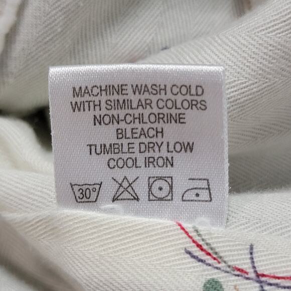 Trovata Birds of Paradis Long Cotton Senhora Coat Size Large Navy Hooded Pockets - Picture 7 of 10